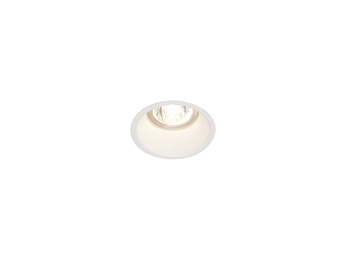 EB-Downlight SLV HORN GU10, GU10 50W rund IP20 weiss