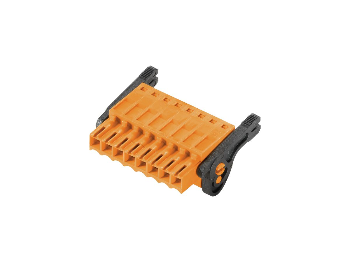 Buchsenstecker Weidmüller BLZF Löseriegel 3.5mm 2L verzinnt orange