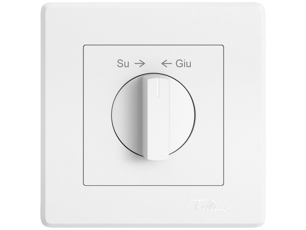 UP-Montageset EDIZIO.liv SNAPFIX® f.Drehschalter m.Griff Su → ← Giù ws