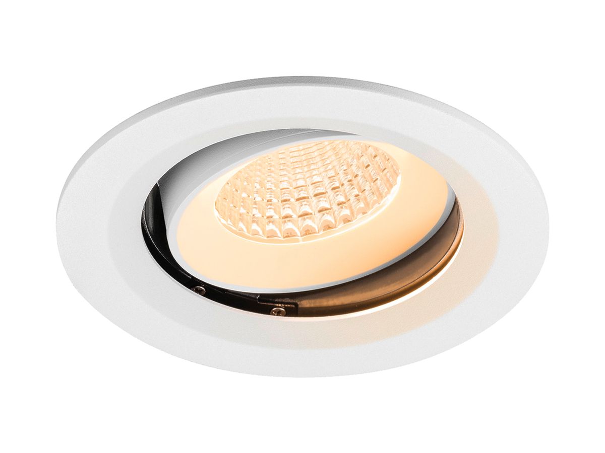 EB-LED-Spot SLV NUMINOS MOVE M 12W 1700lm 2700K WB DALI DIM Ø135×80mm ws