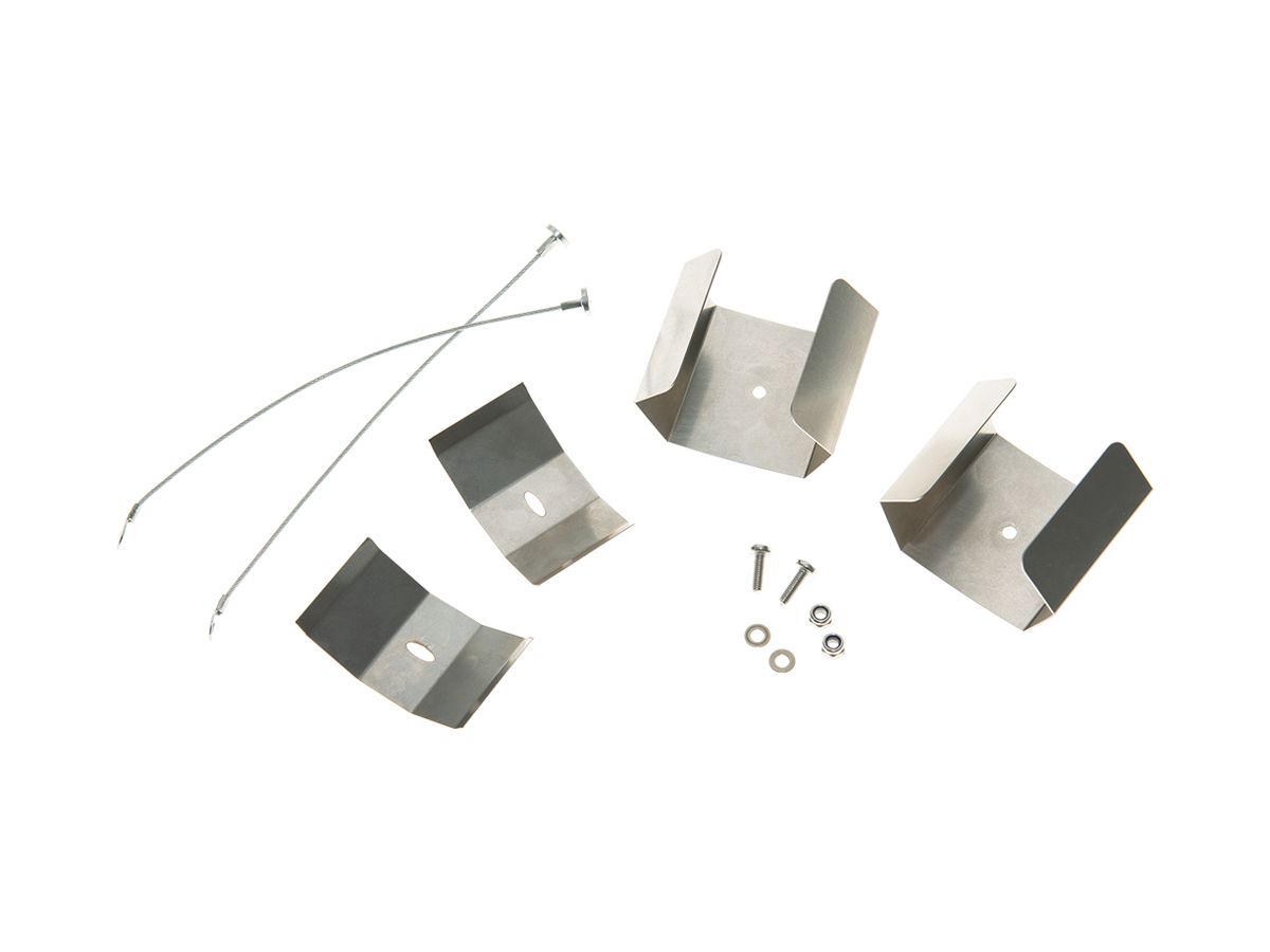 Montageklammer-Set DOTLUX MISTRAL Stahl 50×50×42mm Silber