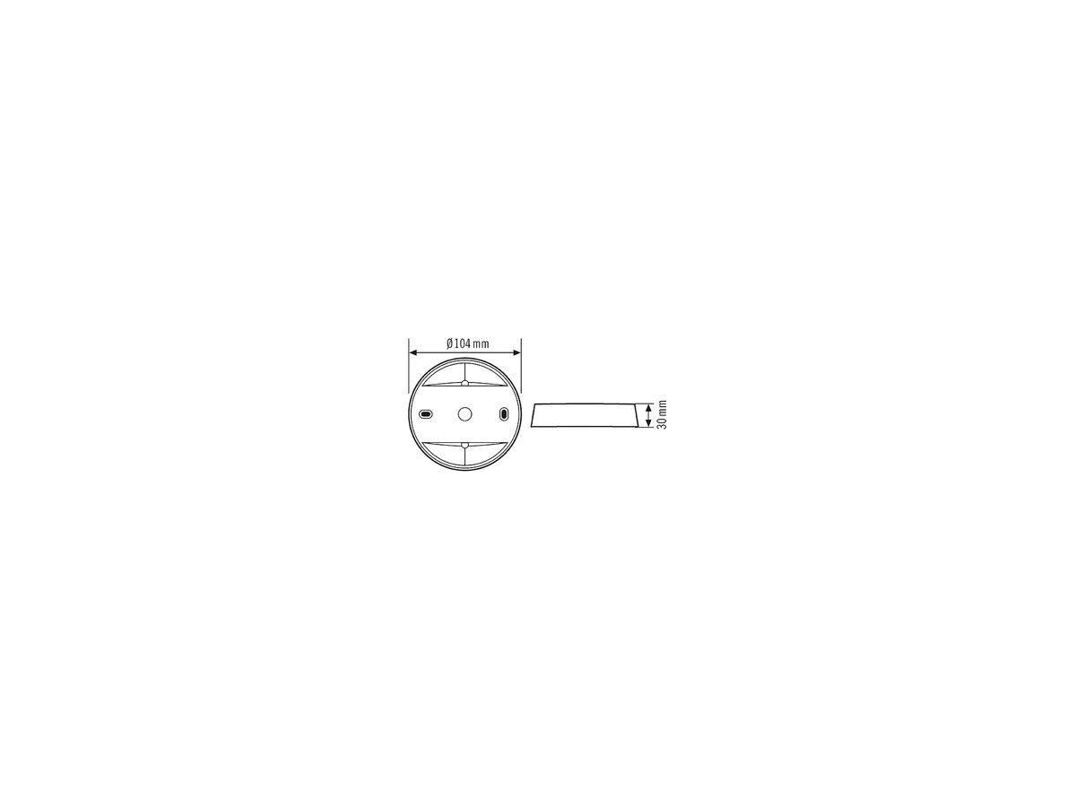 AP-Dose ESYLUX COMPACT SM BOX IP20 BK