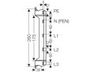 Sammelschienenträger Hensel 250A 5L