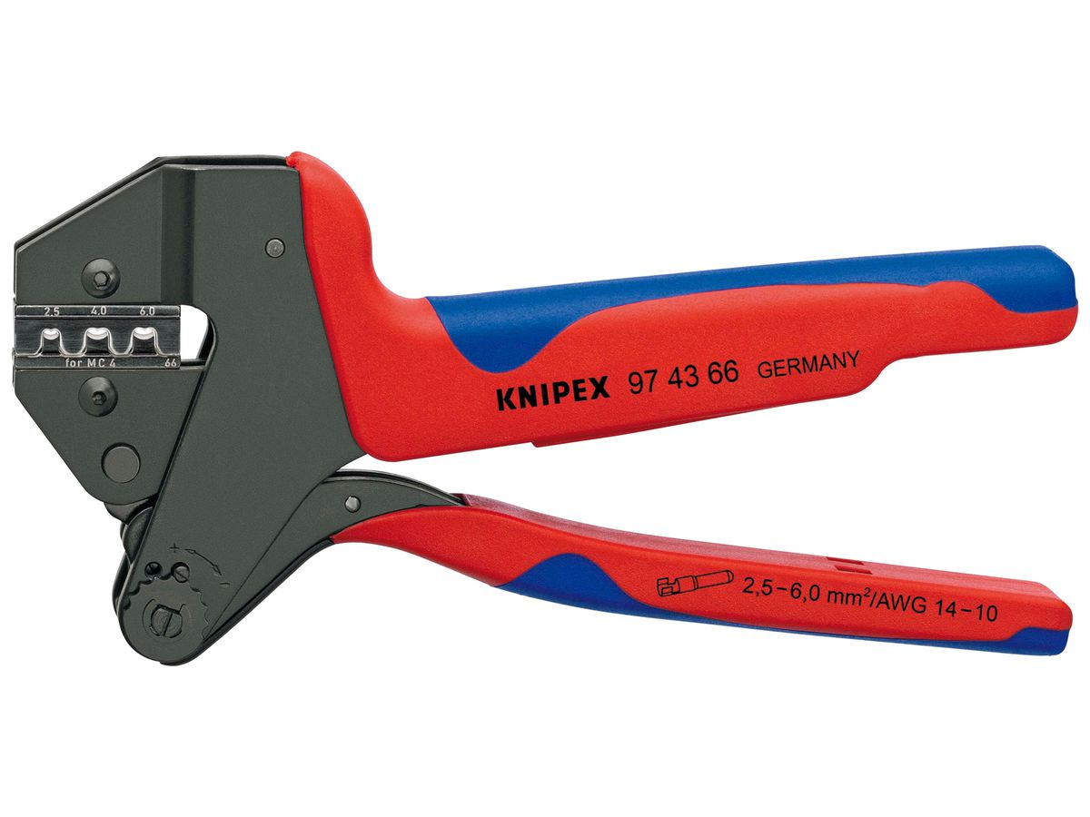 Crimpzange KNIPEX 200mm 2.5/4/6mm²