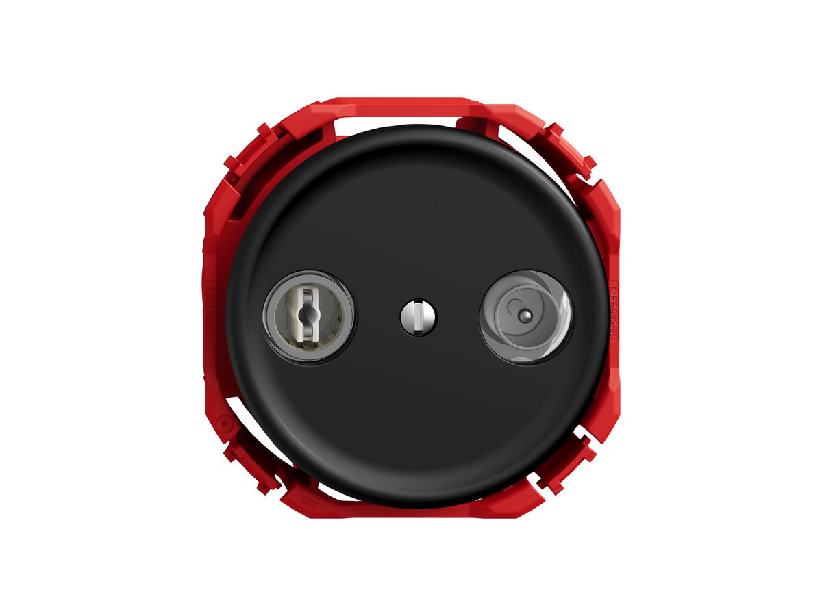 Antennendose TV-R STANDARDdue SNAPFIX® Durchgangsdose 15dB sz