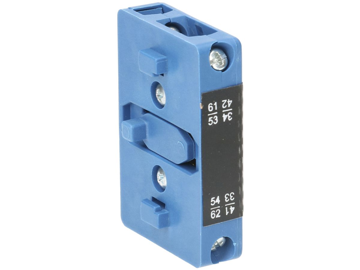 Hilfskontakt K&N, 1S/1Ö 10A, für Bauform E und Gehäuse zu KG41…KG64