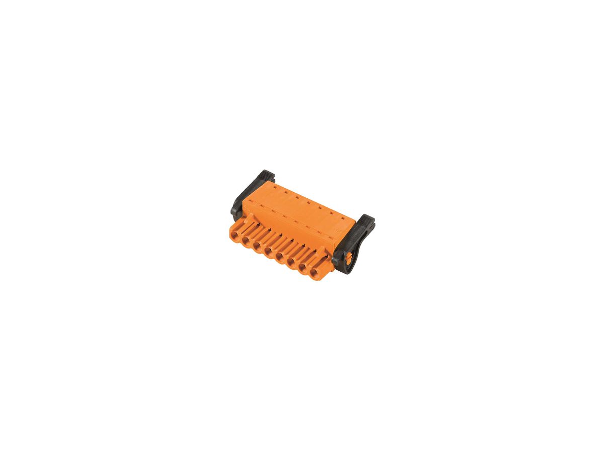 Buchsenstecker Weidmüller BLF Löseriegel 5.08mm 3L verzinnt orange