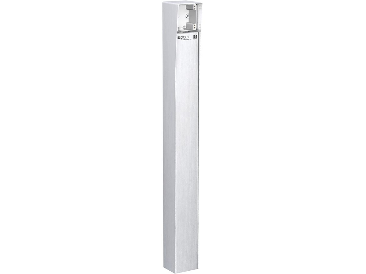 Bodensäule Hager Höhe 900mm für 1×robusto 10×9.4×90cm Edelstahl 2.5mm