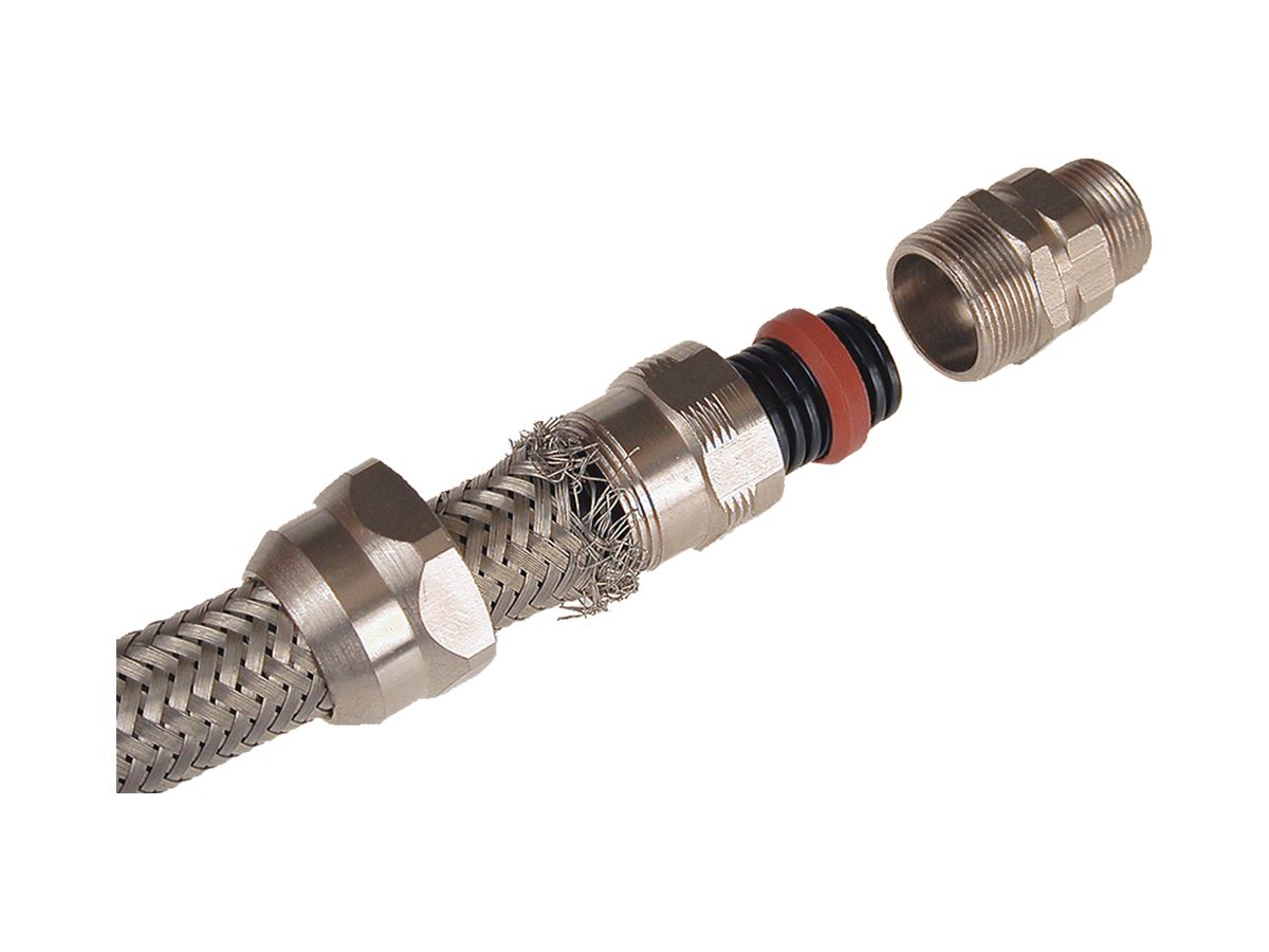 Wellschlauch Plica PRTC NW/DN 17 Ø16.6/23.6mm 50m PA6/Kupfer verzinnt