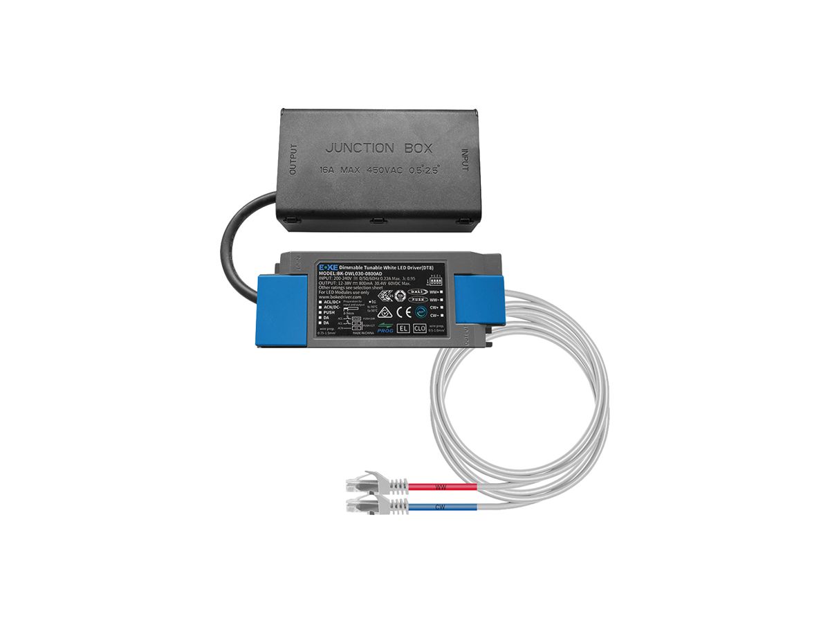LED-Konverter ESYLUX DRIVER SET 30W 700mA RJ45 DALI-2 DT8