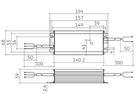 LED-Konverter Tridonic LC 75 24V IP67 L EXC UNV, 75W, 24VDC, 164×68×39mm