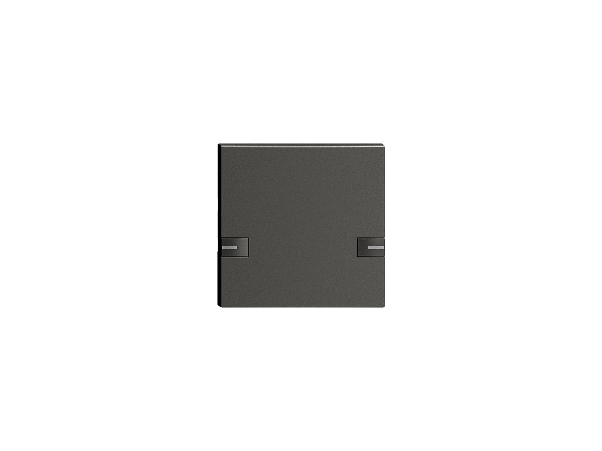 Taste 1/1 KNX/UNI-Taster mit LED EDIZIOdue 2×Einfachbedienung schwarz