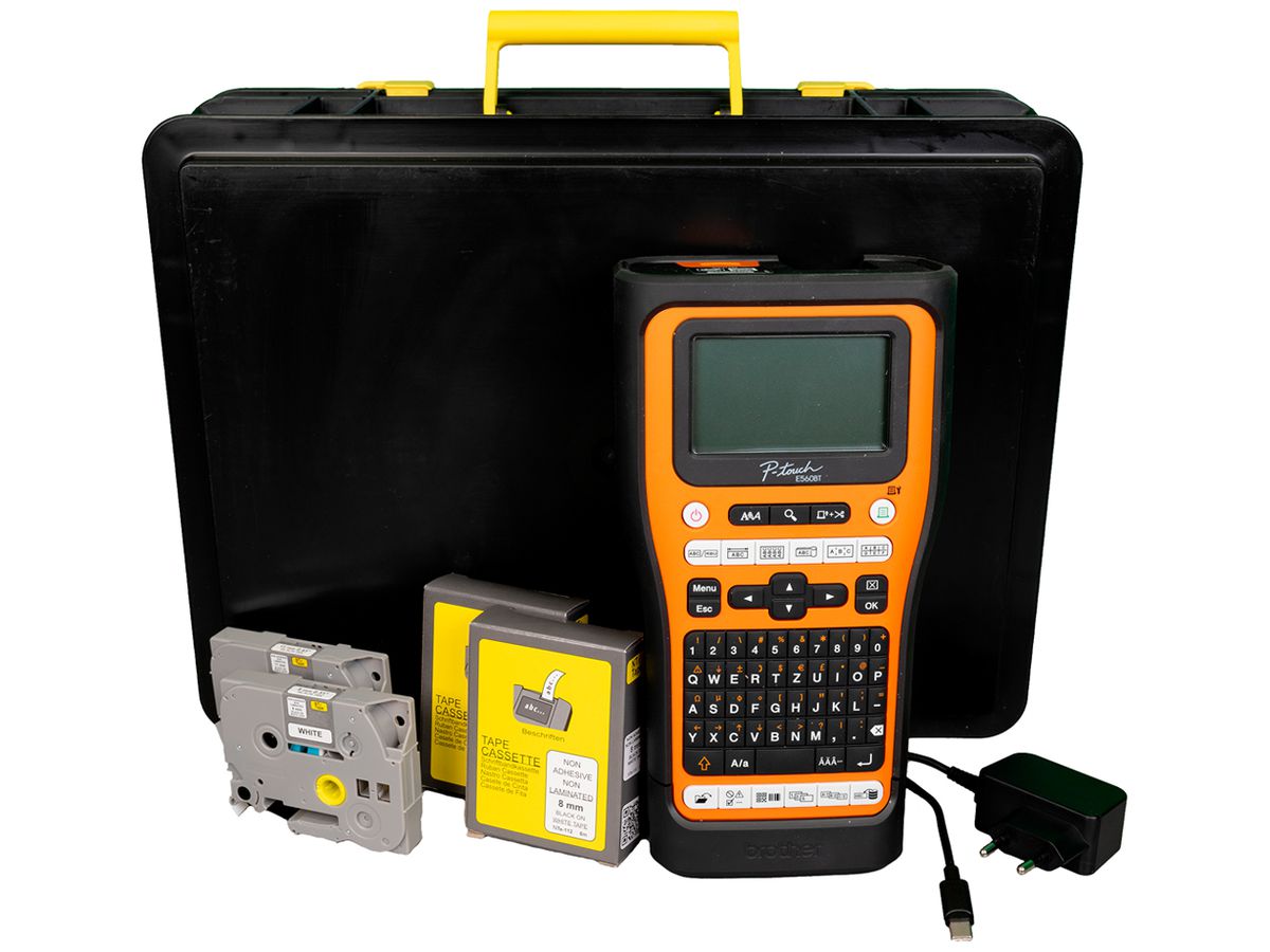 Beschriftungsgerät-Set WAGO mit PT-E560BTVP