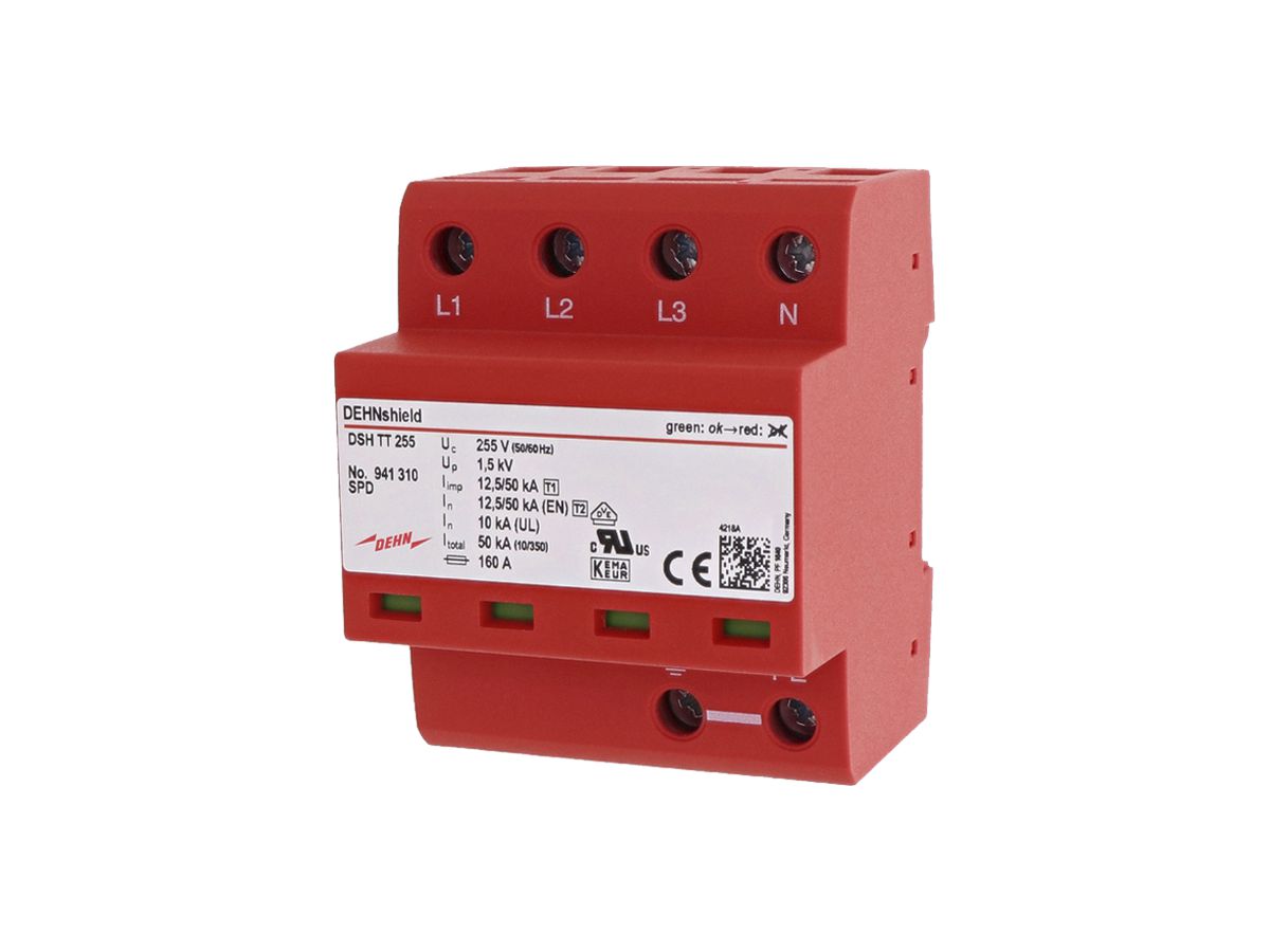 Kombiableiter DEHN SE DSH TT 255, TN-S, TT 230V 50kA