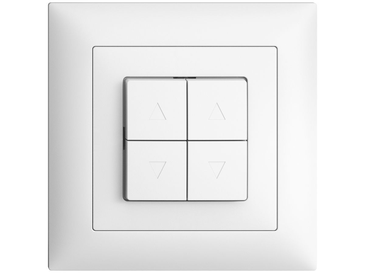 UP-Frontset EDIZIOdue FMI weiss für Storentaster/-schalter