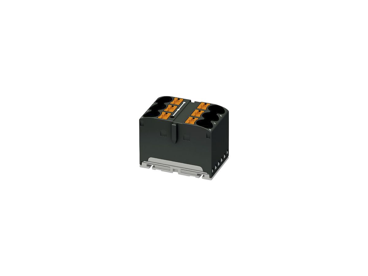 Verteilerblock PX PTFIX 6X10/S BK