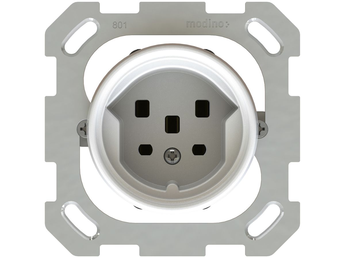Steckdose MAX HAURI EXO 1×T25, IP55, weiss