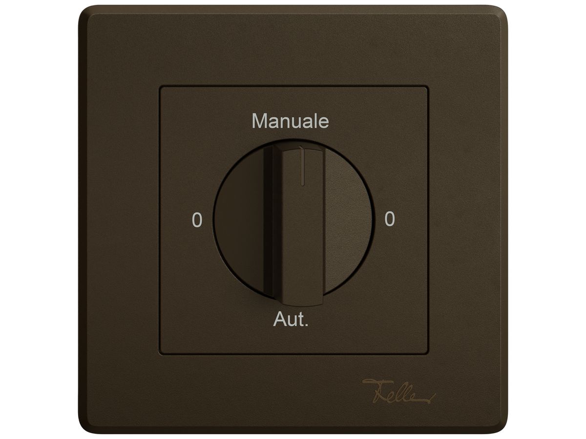 UP-Montageset EDIZIO.liv SNAPFIX® f.Drehschalter m.Griff 0-Man-0-Auto (I) br