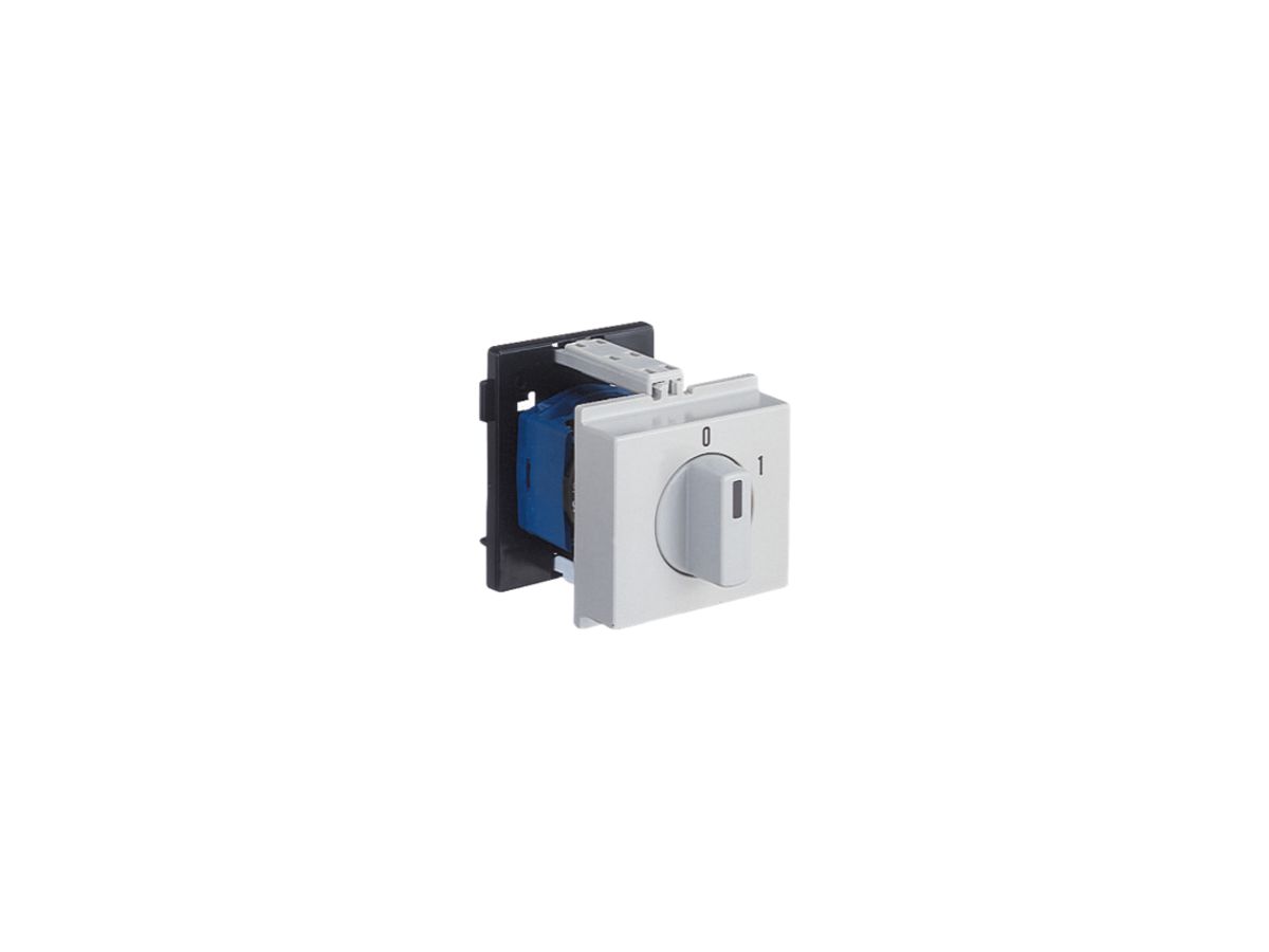 REG-Drehschalter K&N, 20A/690V 0/1L, Griff hgu, "0-1"