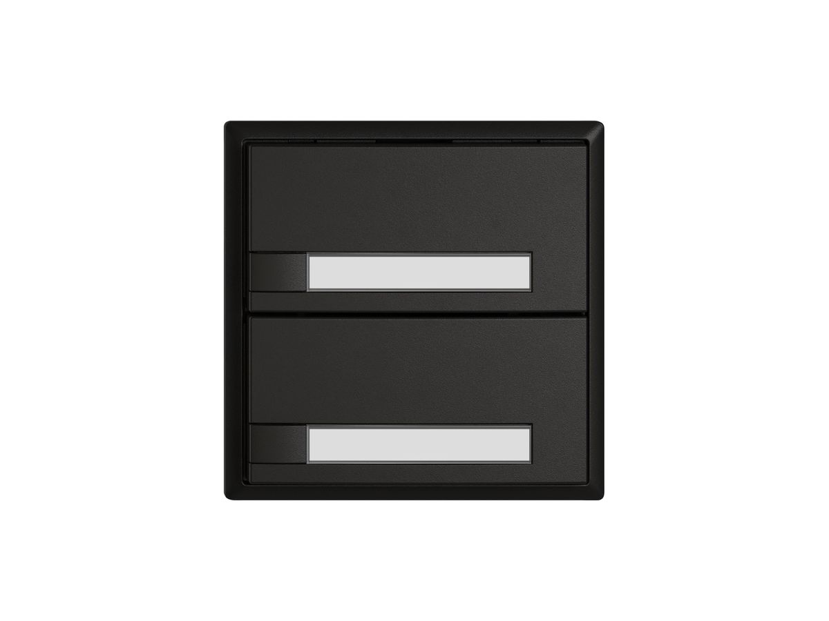 KNX-Taster RGB EDIZIO.liv SNAPFIX® Temperaturfüh.o.LED Pap.2×T 1-Tbed.sz