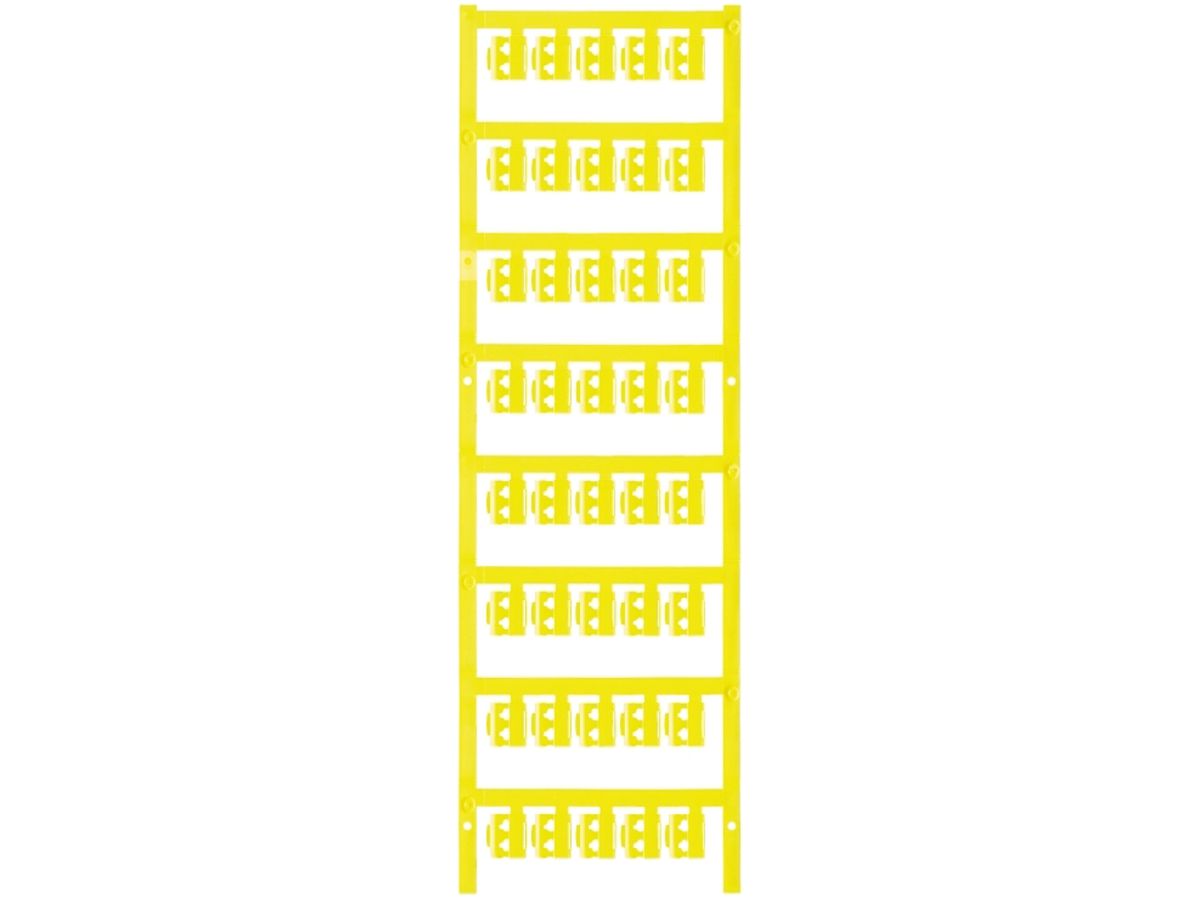 Leitermarkierer Weidmüller MultiCard SFC für Ø2…3.5mm 12×5.8mm PA66 gelb