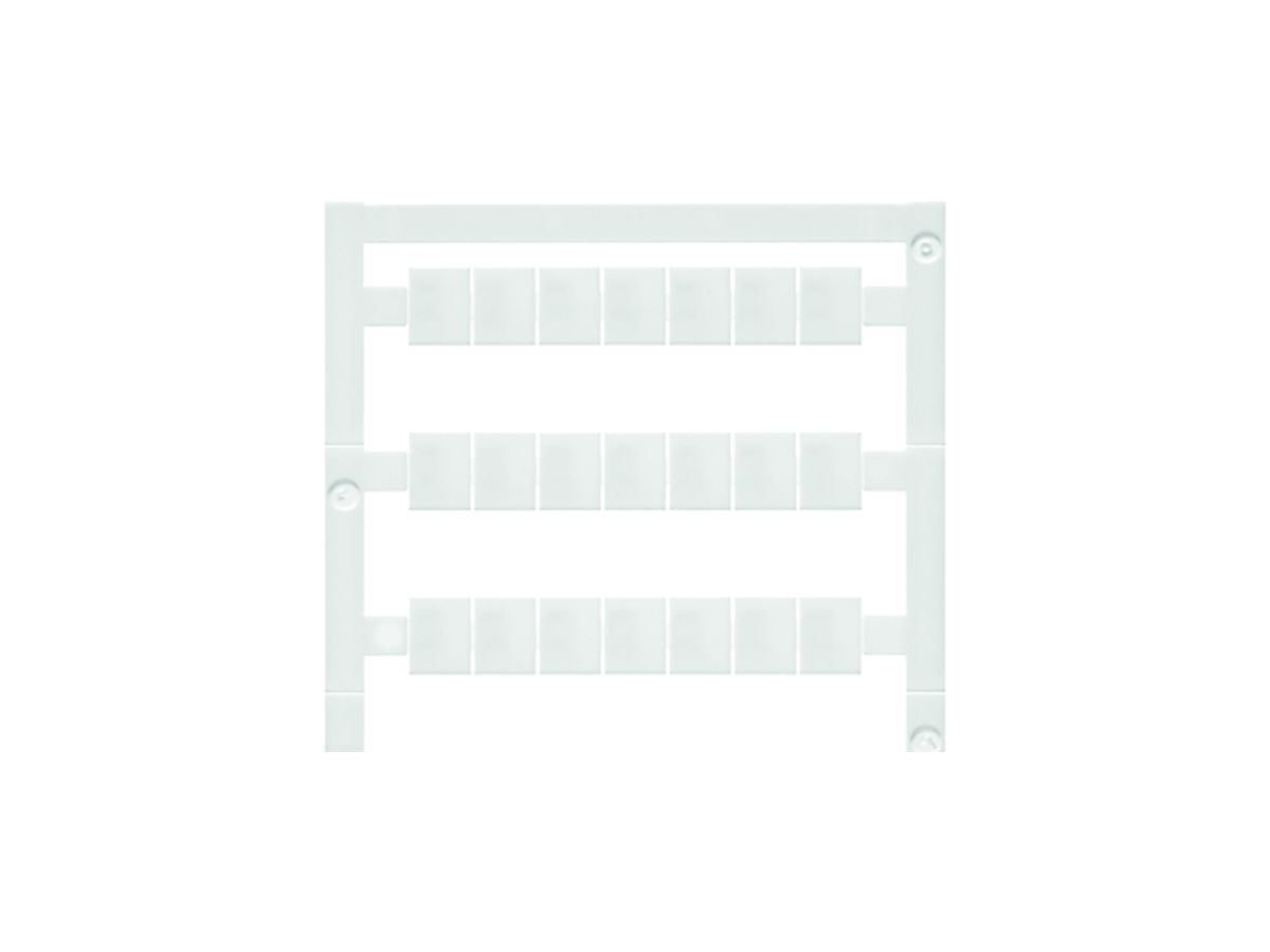 Klemmenmarkierer Weidmüller MultiCard WS 10×8mm PA66 weiss
