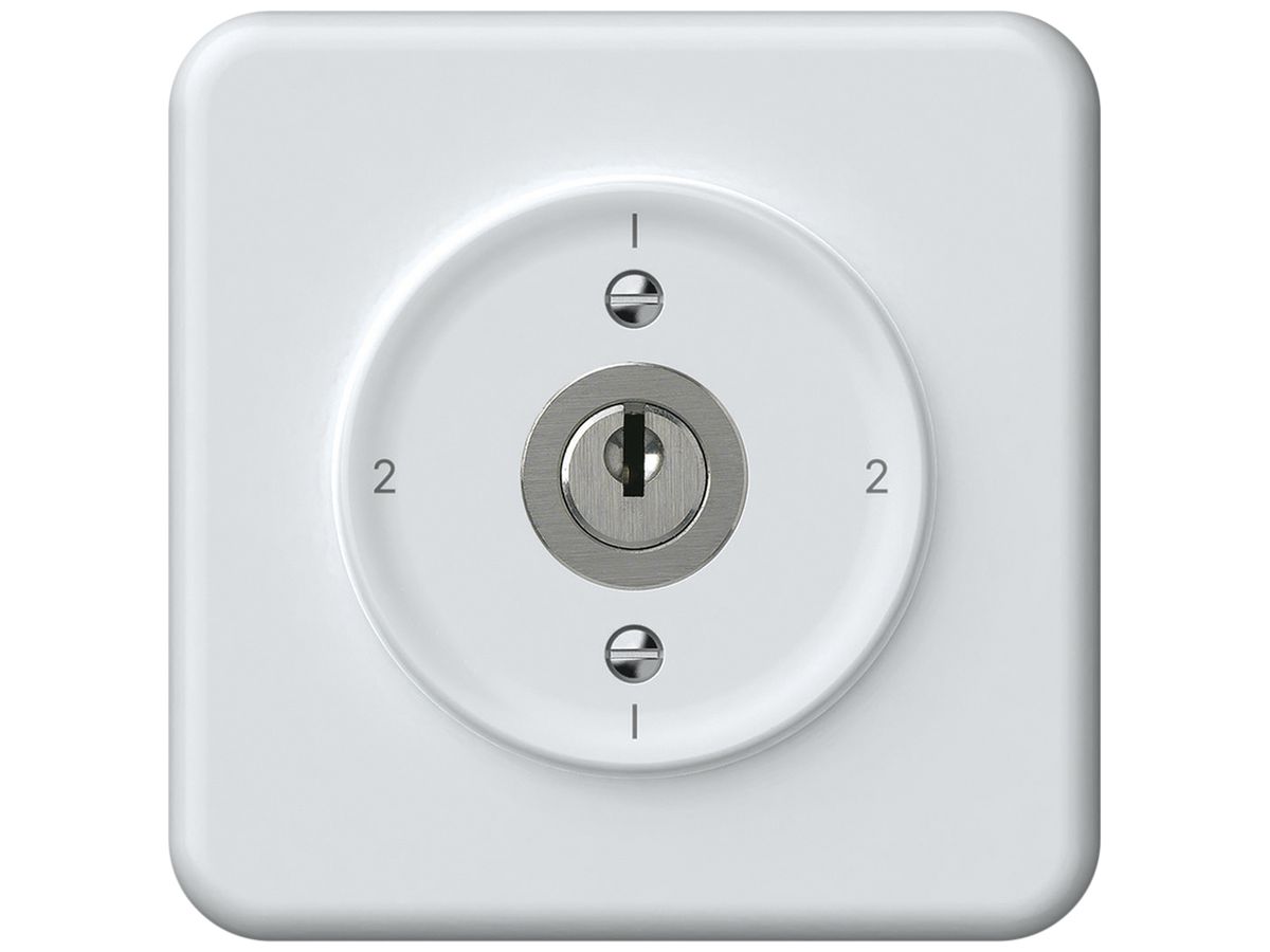 UP-Schlüsselschalter origin Umschalter 3/1L 16A 250V 1-2-1-2 92×92mm weiss