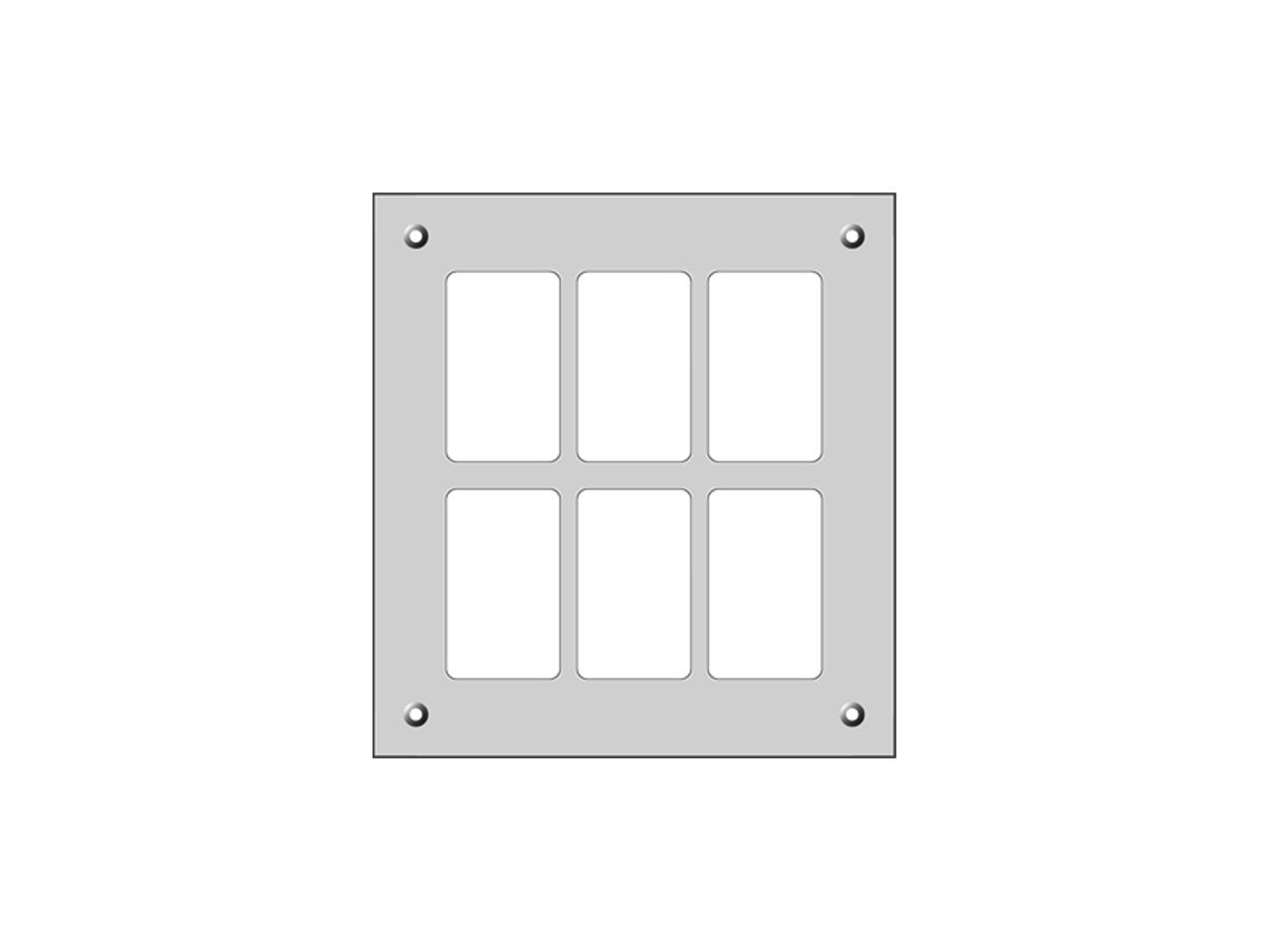 EB-Kopfzeile für Kombination 2×3 FLF weiss