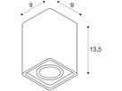 Deckenleuchte SLV PLASTRA, GU10 35W Gips eckig IP20 weiss