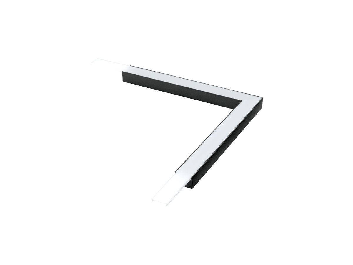 AP-Profil SG StripLine 200×22×16mm Aluminium schwarz