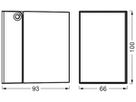 Wandleuchte LEDVANCE ENDURA Classic GU10 1×35W IP44 schwarz schwenkbar 90°