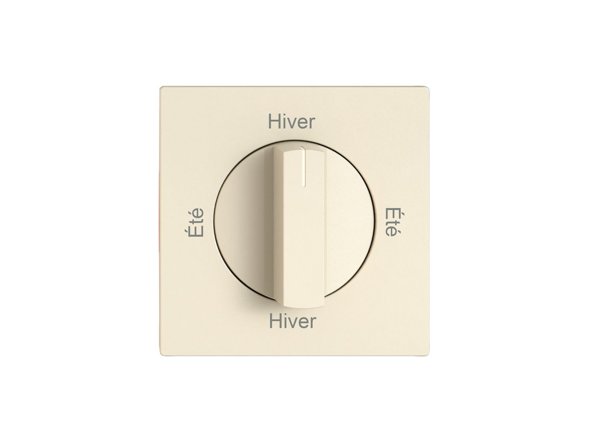 Montageset EDIZIO.liv SNAPFIX® f.Drehschalter m.Griff Été-Hiver-Été-Hiver cr