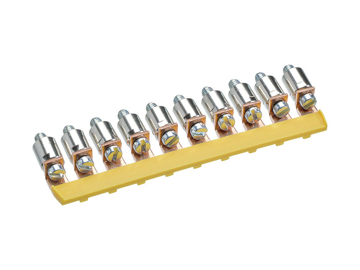 Querverbinder Hager 10×6mm² isoliert schraubbar für KXA06LH/KXA06NH