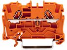 Durchgangsklemme WAGO TOPJOB-S 4mm² 2L orange Serie 2004