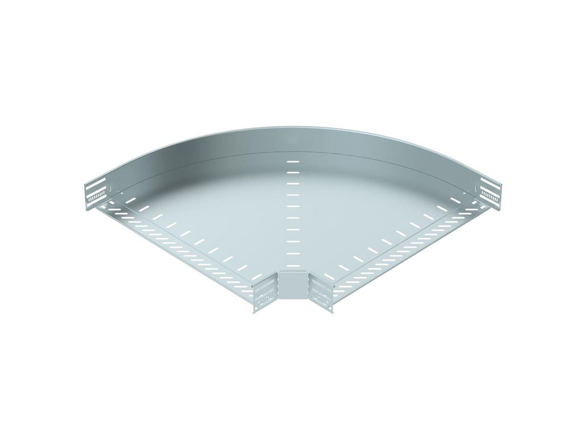 Bogen BET RB 90° 85×600mm Stahl bandverzinkt
