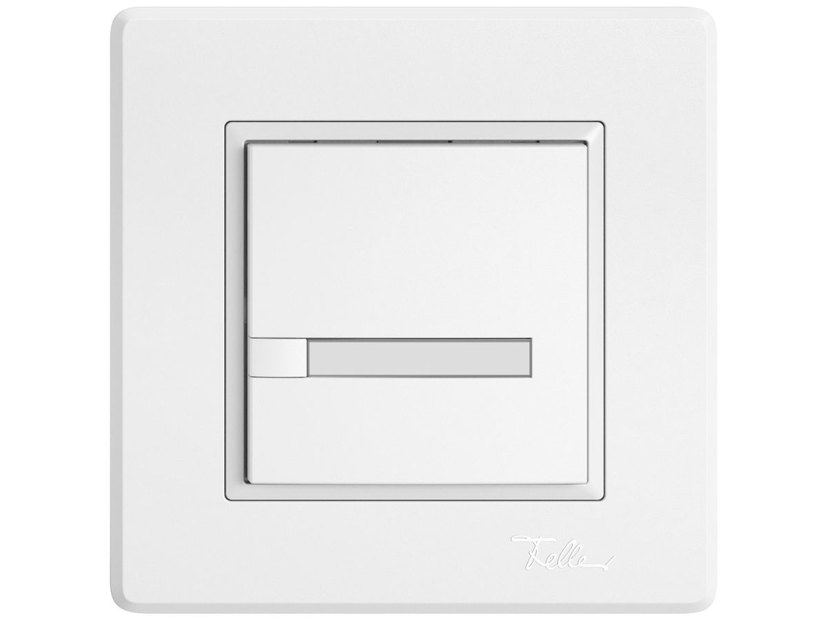 UP-Universaltaster EDIZIO.liv UNI SNAPFIX® 12…48V o.LED 1× 1-Tbed.Pap.ws