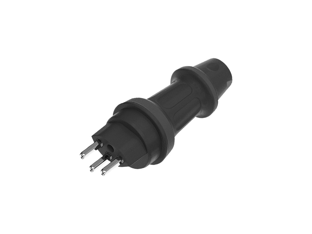 Stecker TH55 T23 MH, IP55, 16A 250V, für Kabel-Ø 6…14mm, sz-an