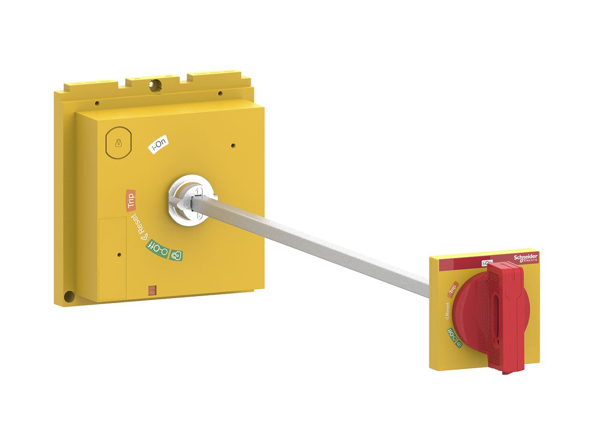 Drehantrieb mit Kupplung für ComPacT NSX400…630, IP55 rot/gelb