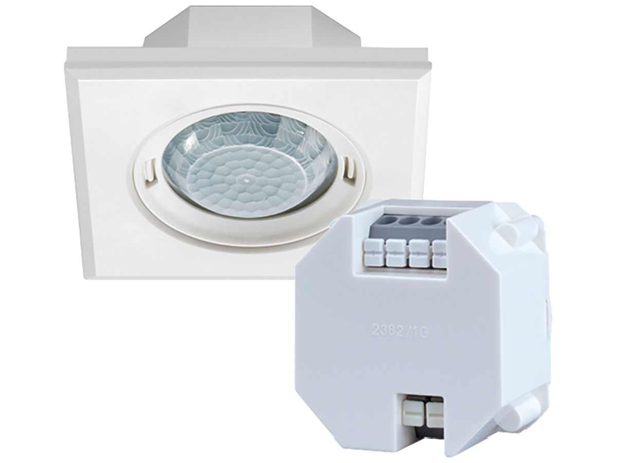 UP-Präsenzmelder ESYLUX PD-FLAT-S 360i/8 SW DALI, weiss