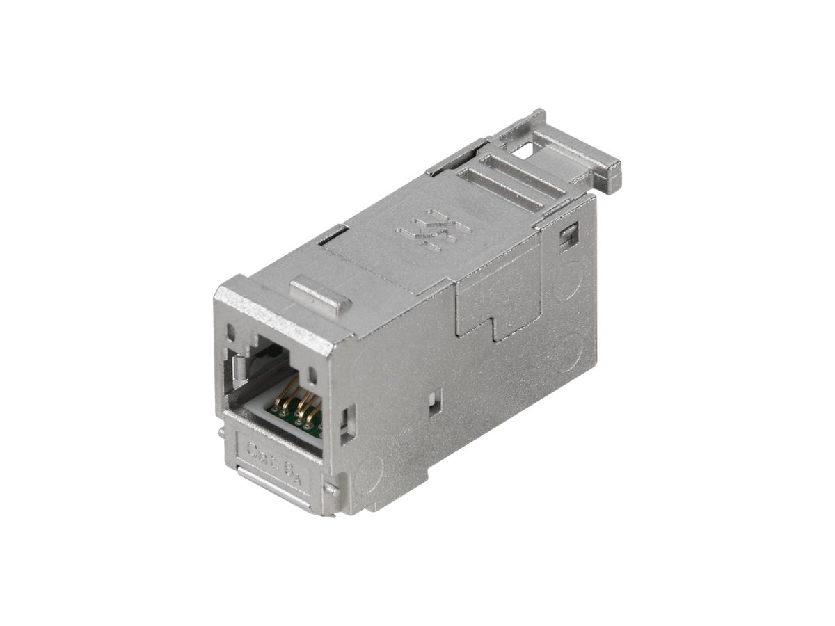 Flanscheinsatz RJ45 Weidmüller Modul, Cat.6A