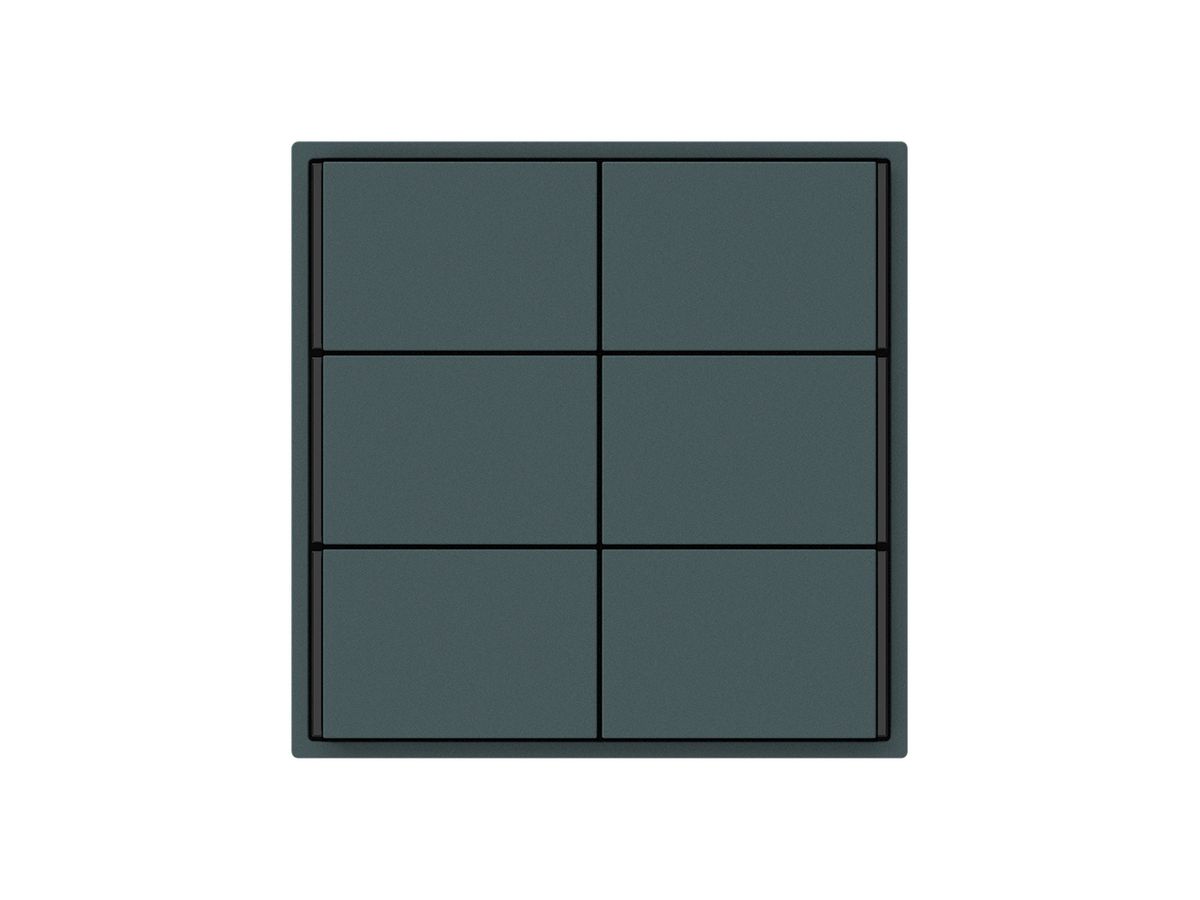 Taster KNX KAL 6×Tasten 6×Betätigungspunkte LED anthrazit