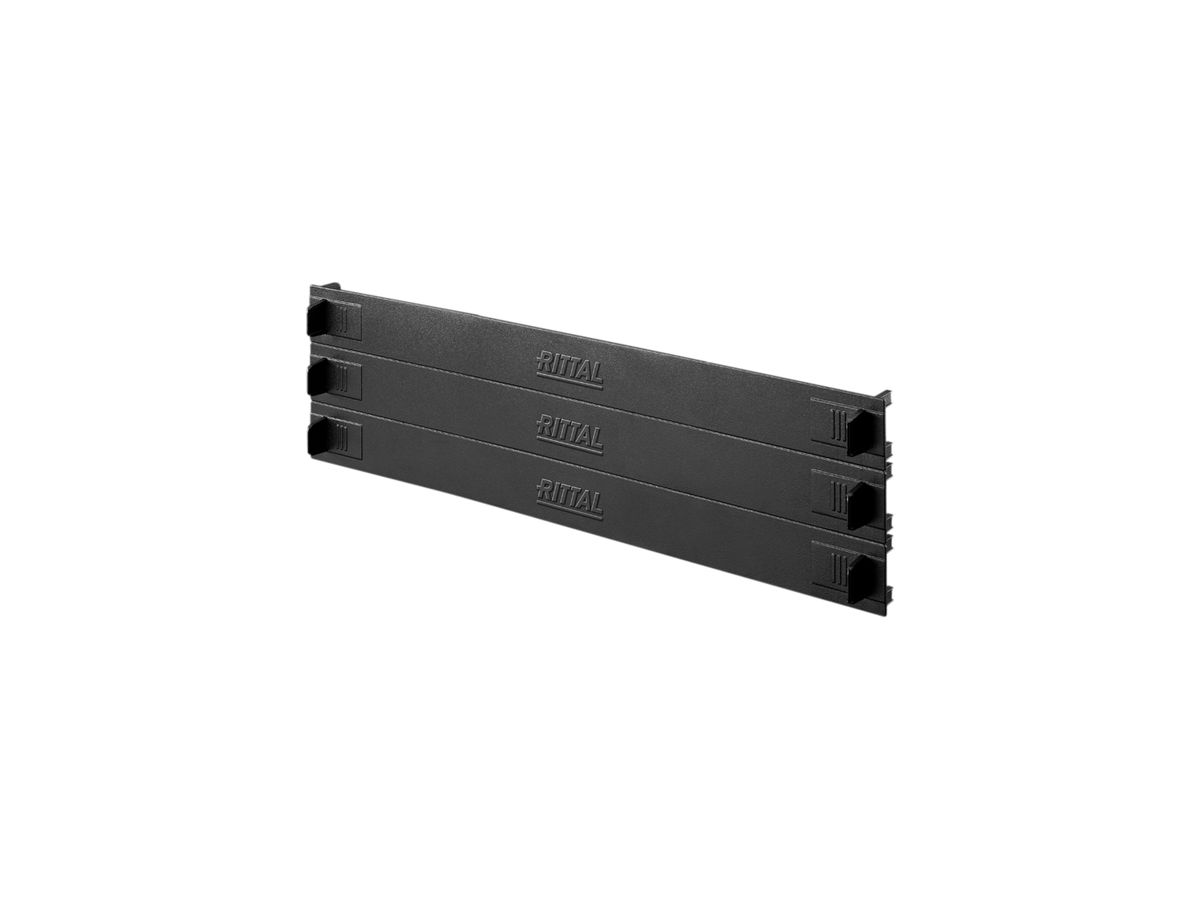 Blindpanel Rittal 19" 3 HE ABS schwarz