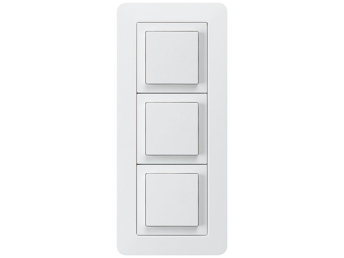 UP-Kombination kallysto.trend Gr.I-I-I vertikal 3×Schalter S3 weiss