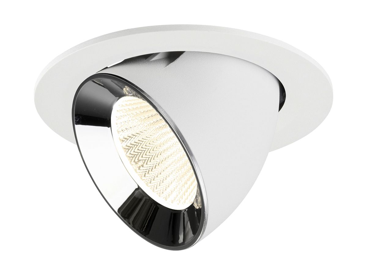 LED-Downlight SLV NUMINOS GIMBLE L 17W 2700lm 4000K MB DALI Ø145 ws/cr