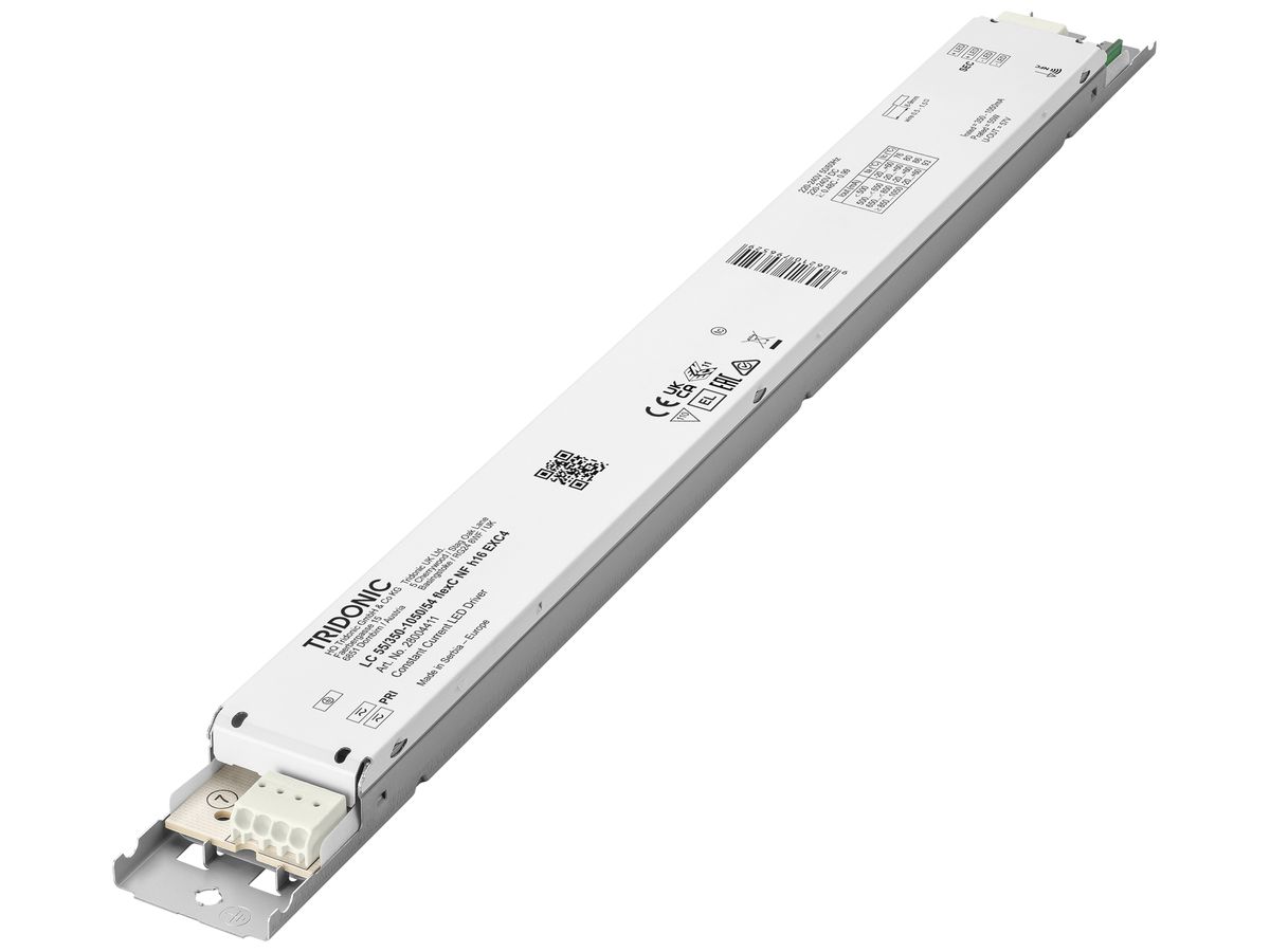 LED-Betriebsgerät Tridonic 18.9…55W 15…54V 350…1050mA ON/OFF