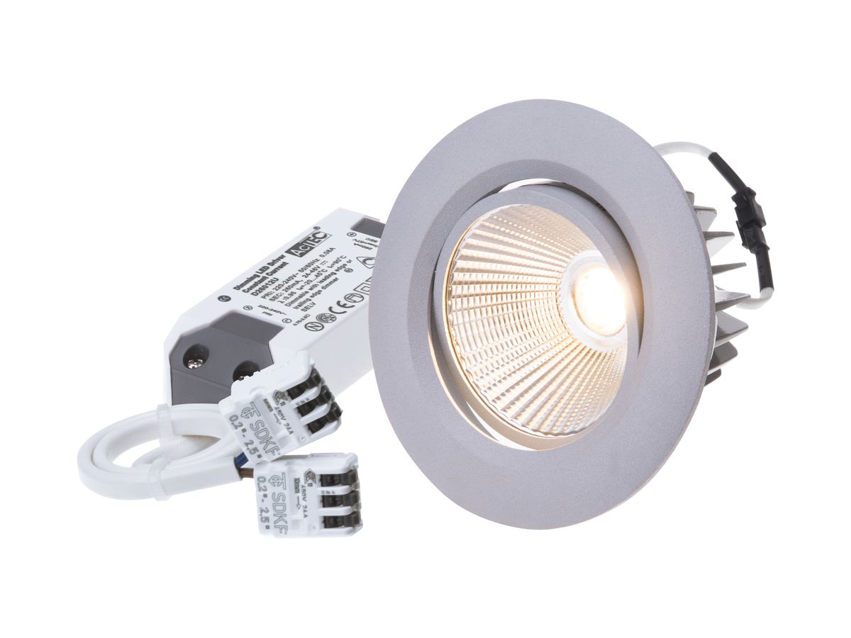 EB-LED-Spot 80 AXO 230V 10.5W 960lm 930, aluminium, 38°