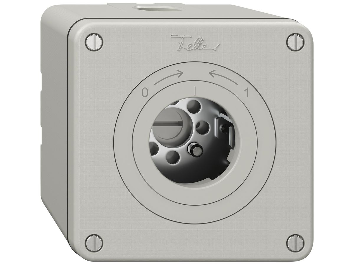 AP-Schlüsselschwenktaster NEVO SNAPFIX® 1P 1NC 1NO 16A 400V 0-> <-1 lgu