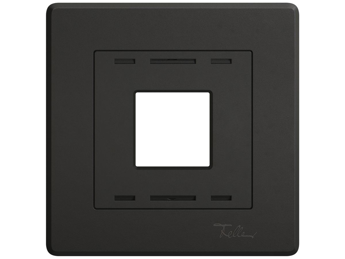 UP-Abdeckset EDIZIO.liv Wiser SNAPFIX® Thermostat schwarz