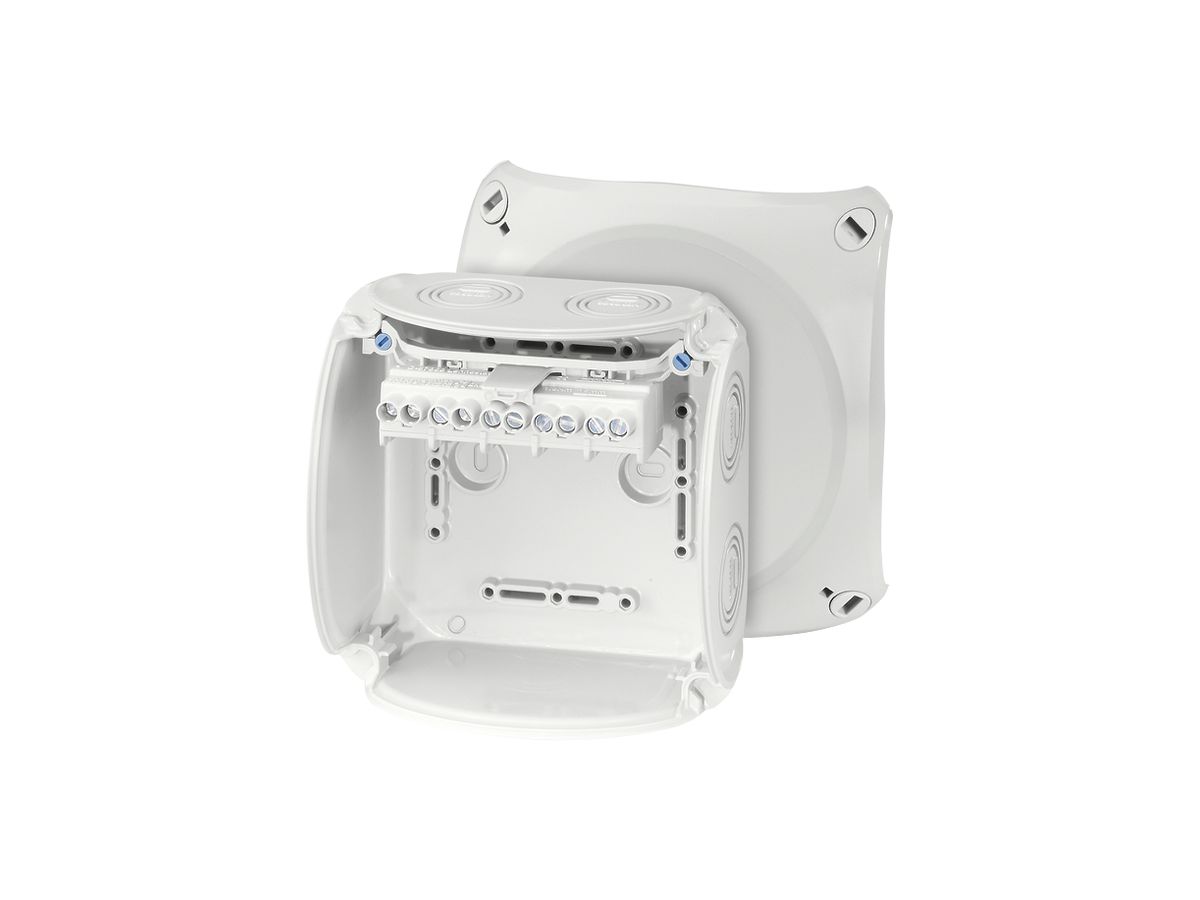 AP-Abzweigdose Hensel KF G mit Klemmen 5×6mm² grau