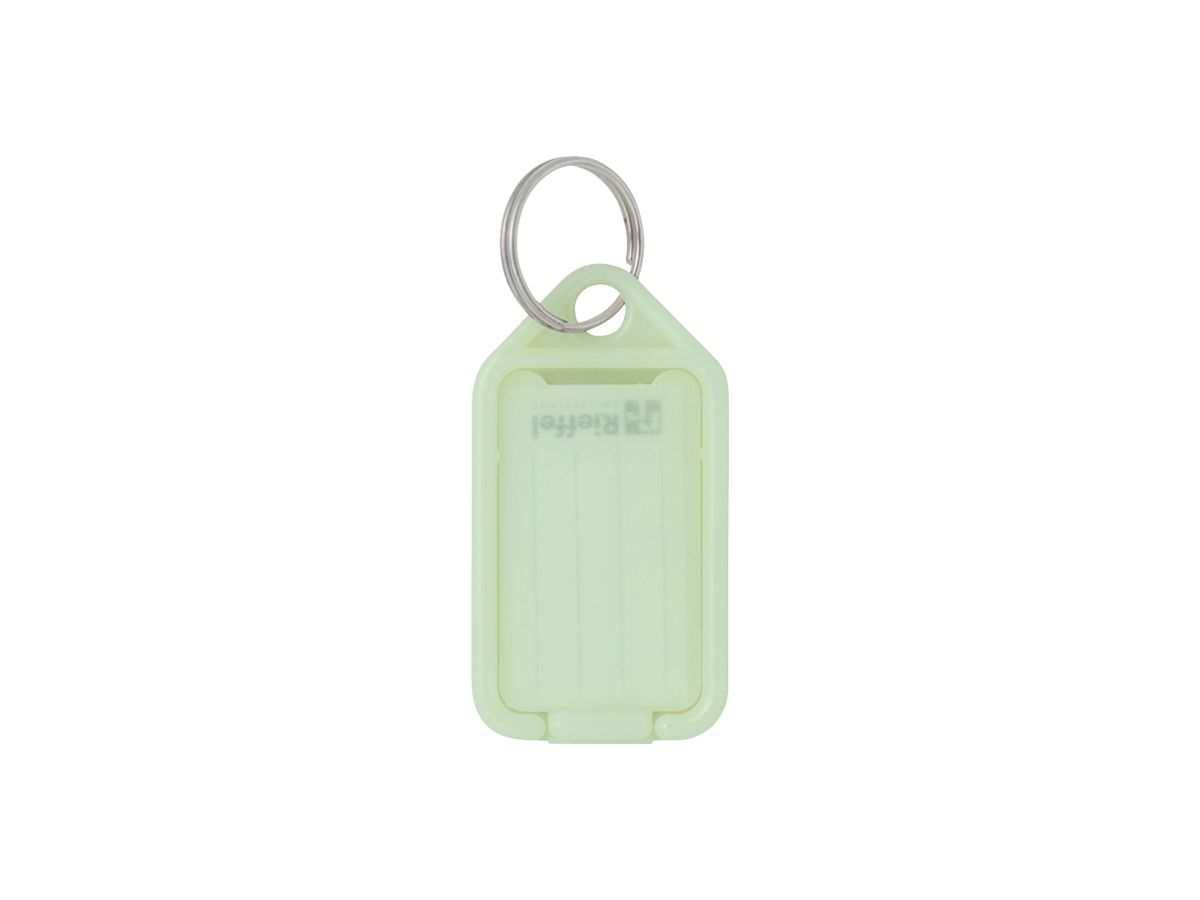 Bezeichnungsschild Rieffel KT 1000 22×38mm Kunststo. im Dunkeln leuchtend 100Stk